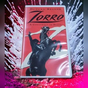 Zorro: Conspiracy Of Blood VHS in Collectible Clamshell Case